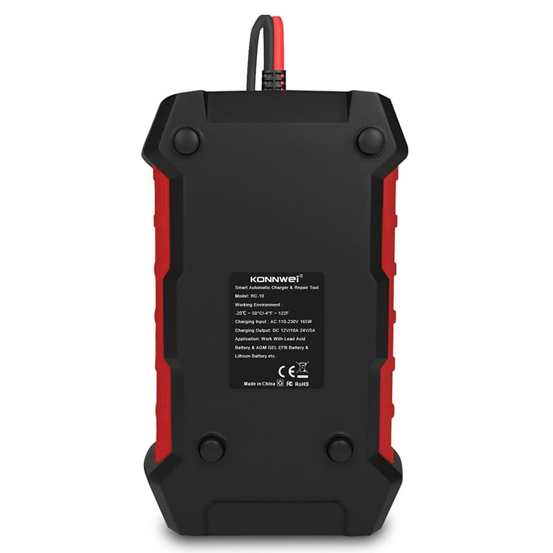 Konnwei Accesorii auto Redresor Auto Konnwei RC-10 | 12V/24V, Incarcare Inteligenta