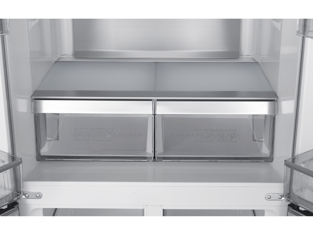 Tesla WG Side by side Frigider Side by Side Tesla RM4700FHBE | 466L, No Frost, Inverter, Sticla Negru, 79.5x73.5x180cm