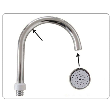 Robinet Electric Instantaneu Albatros Magic | 3000W, 30-60°C, Debit 2.5 L/min