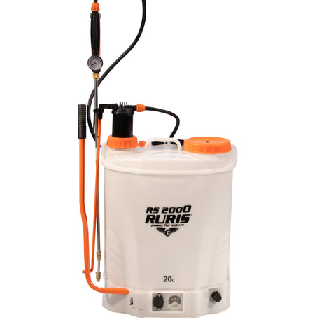 Ruris Pulverizator Pulverizator electric-manual RURIS RS 2000 | Tip acționare Motor electric / Manual, Volum bazin 20l, Autonomie 4h