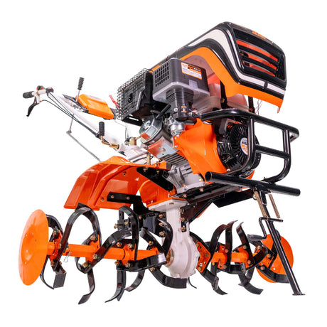 Ruris Motosapa Motosapatoare RURIS 915ACC + roti cauciuc 5.00-12 + rarita + plug reversibil rev2 + roti metalice 500 | 15 CP