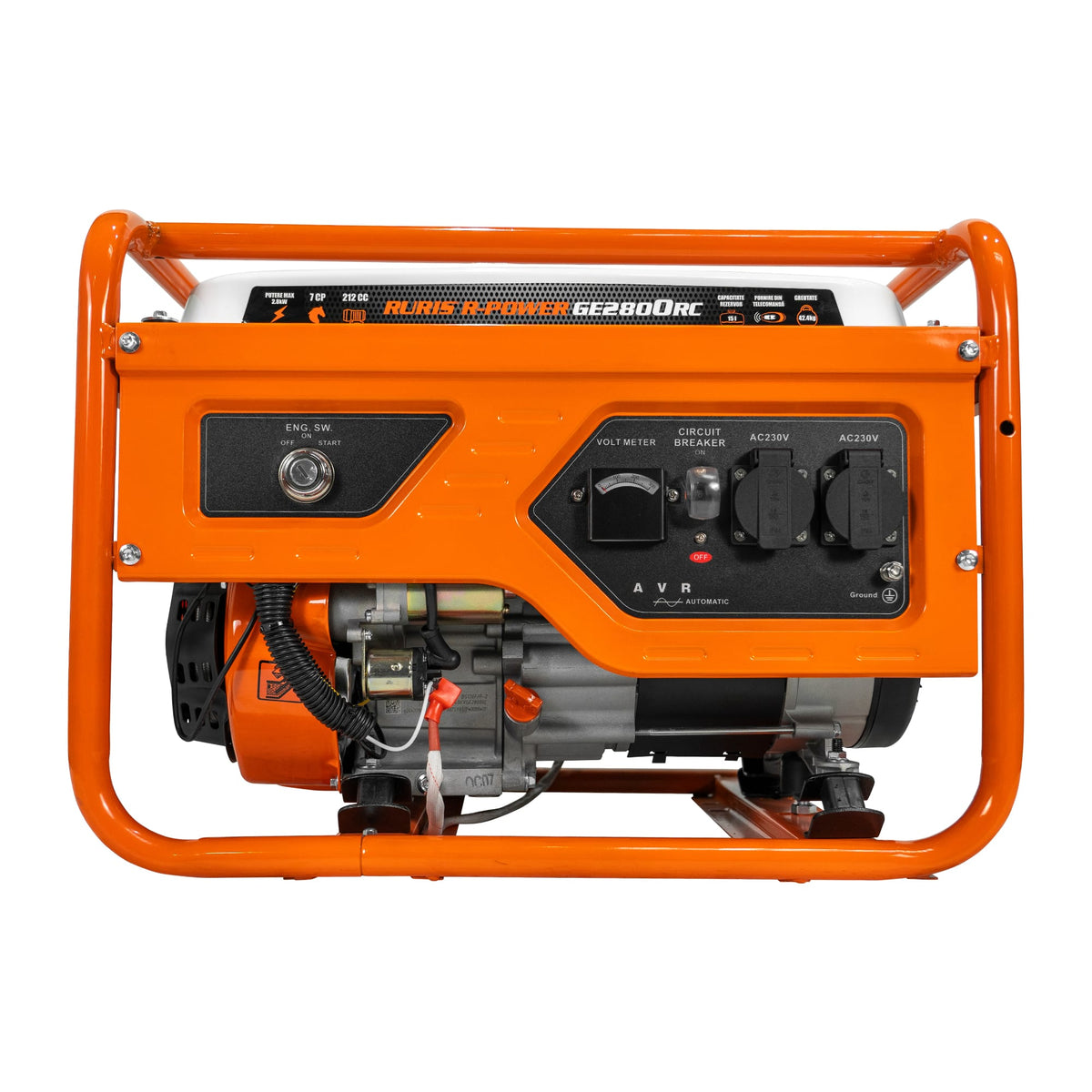 Ruris Generator curent Generator RURIS R-Power GE2800RC | 7 CP, General Engine, Capacitate rezervor 15 L