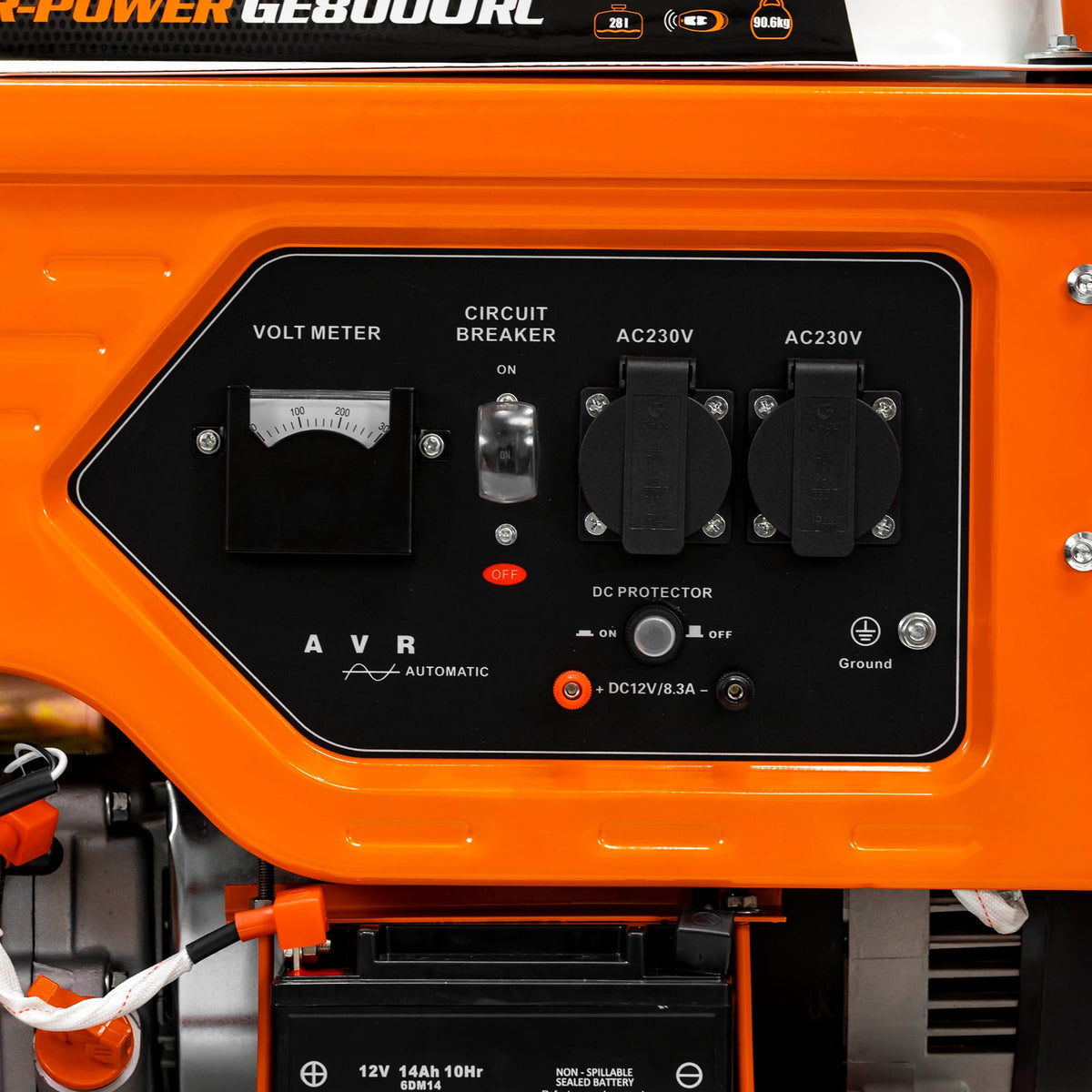 Ruris Generator curent Generator RURIS R-Power GE8000RC | 15 CP, General Engine, Capacitate rezervor 28 l