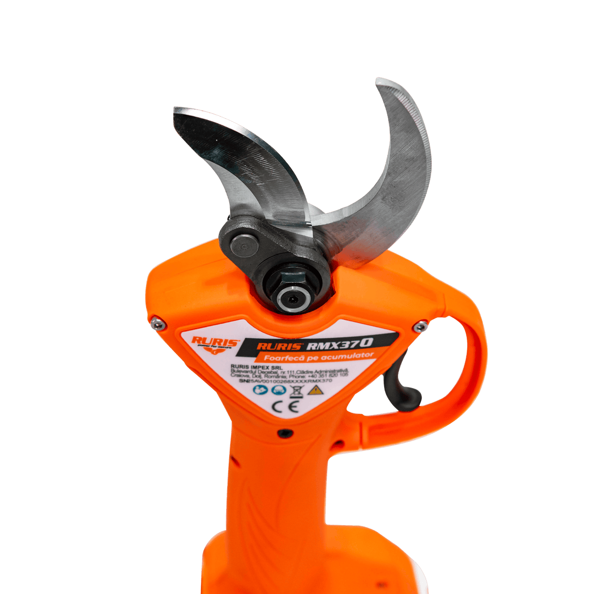 Ruris Foarfeca gard viu Foarfeca pe acumulator RURIS RMX 370 | 840 W, Electric, fara perii, Viteza maxima motor 18000 rpm