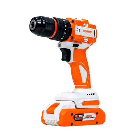 Ruris Masina de gaurit si insurubat Masina de gaurit/insurubat cu percutie pe acumulator RURIS RMX1360 | Electric, fara perii, Cuplu maxim 60 Nm