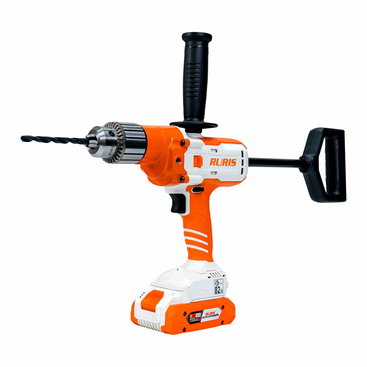 Ruris Masina de gaurit si insurubat Masina de gaurit multifunctionala pe acumulator RURIS RMX 1390 | Electric, fără perii, Cuplu maxim 130 Nm