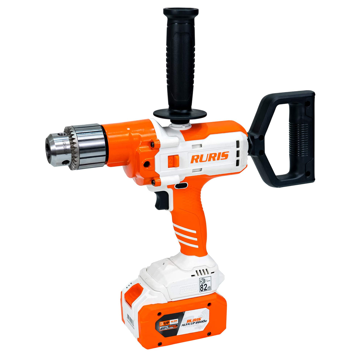 Ruris Masina de gaurit si insurubat Masina de gaurit multifunctionala pe acumulator RURIS RMX 1390 | Electric, fără perii, Cuplu maxim 130 Nm
