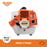 Ruris Motocoasa Motocoasa RURIS RR242BRAVO | Concept Khumma, 2 timpi, Capacitate rezervor 600 ml, 1 CP