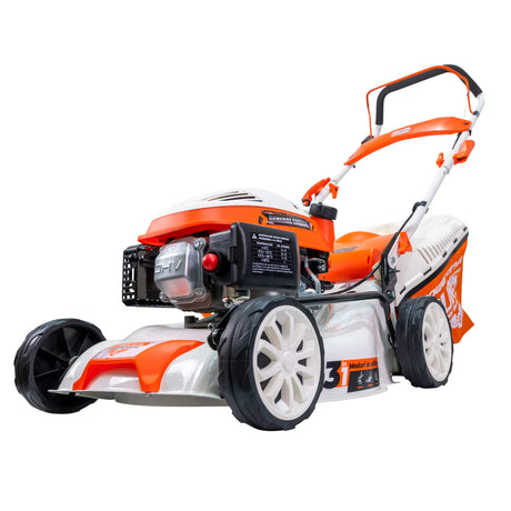 Ruris Masina de tuns gazon Masina de tuns gazon RURIS RX200S | 2.7 CP / 99 cc, General Engine, 4 timpi, Înălţimea de lucru 25-75 mm