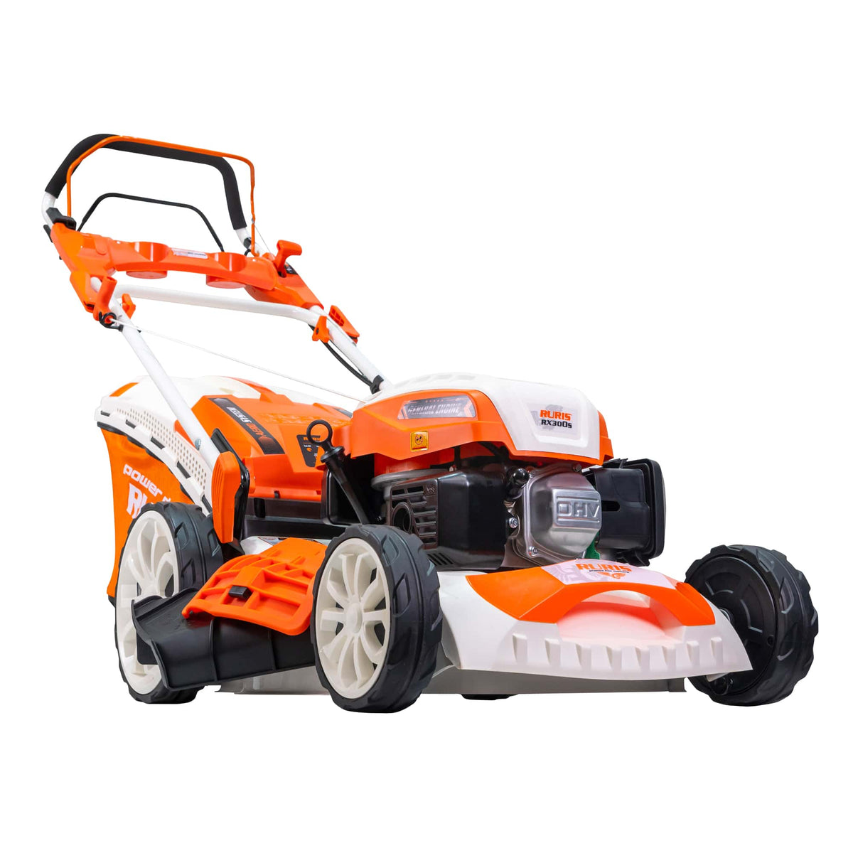 Ruris Masina de tuns gazon Masina de tuns gazon RURIS RX300S | 3.5 CP / 145 cc, 4 timpi, Înălţimea de lucru 25-75 mm