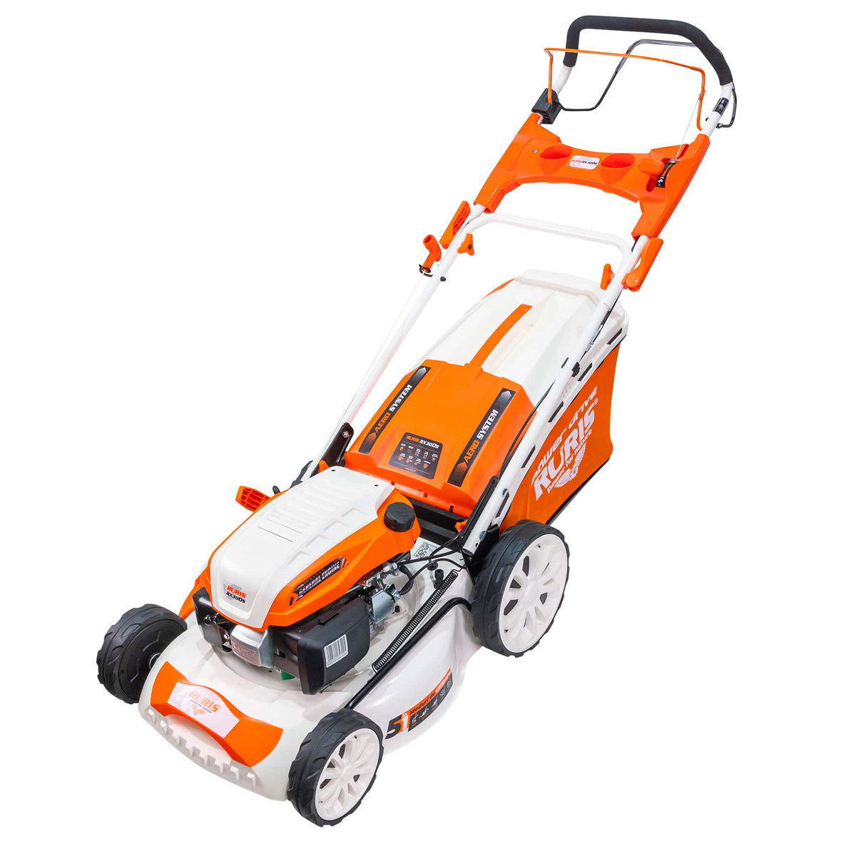 Ruris Masina de tuns gazon Masina de tuns gazon RURIS RX300S | 3.5 CP / 145 cc, 4 timpi, Înălţimea de lucru 25-75 mm