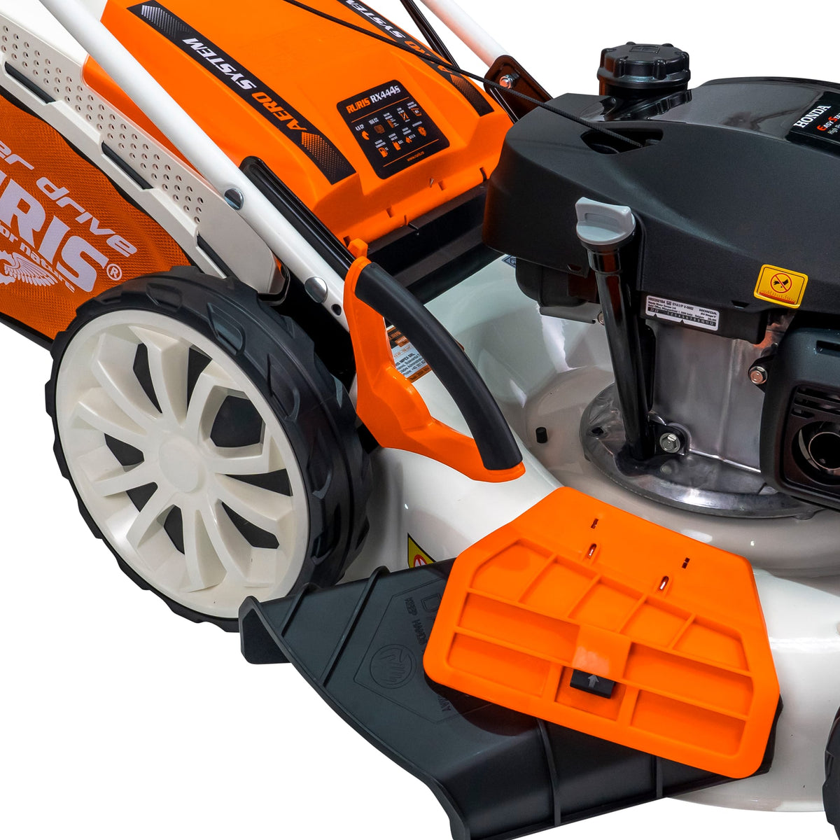 Ruris Masina de tuns gazon Masina de tuns gazon RURIS RX444S | 4.6 CP / 166 cc, HONDA GCV170, 4 timpi, Înălţimea de lucru 25-75 mm