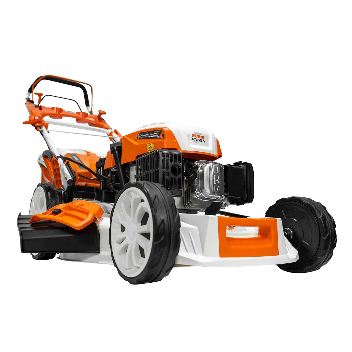 Ruris Masina de tuns gazon Masina de tuns gazon RURIS RX655 | 5.6 CP / 196 cc, 4 timpi, Înălţimea de lucru 25-75 mm