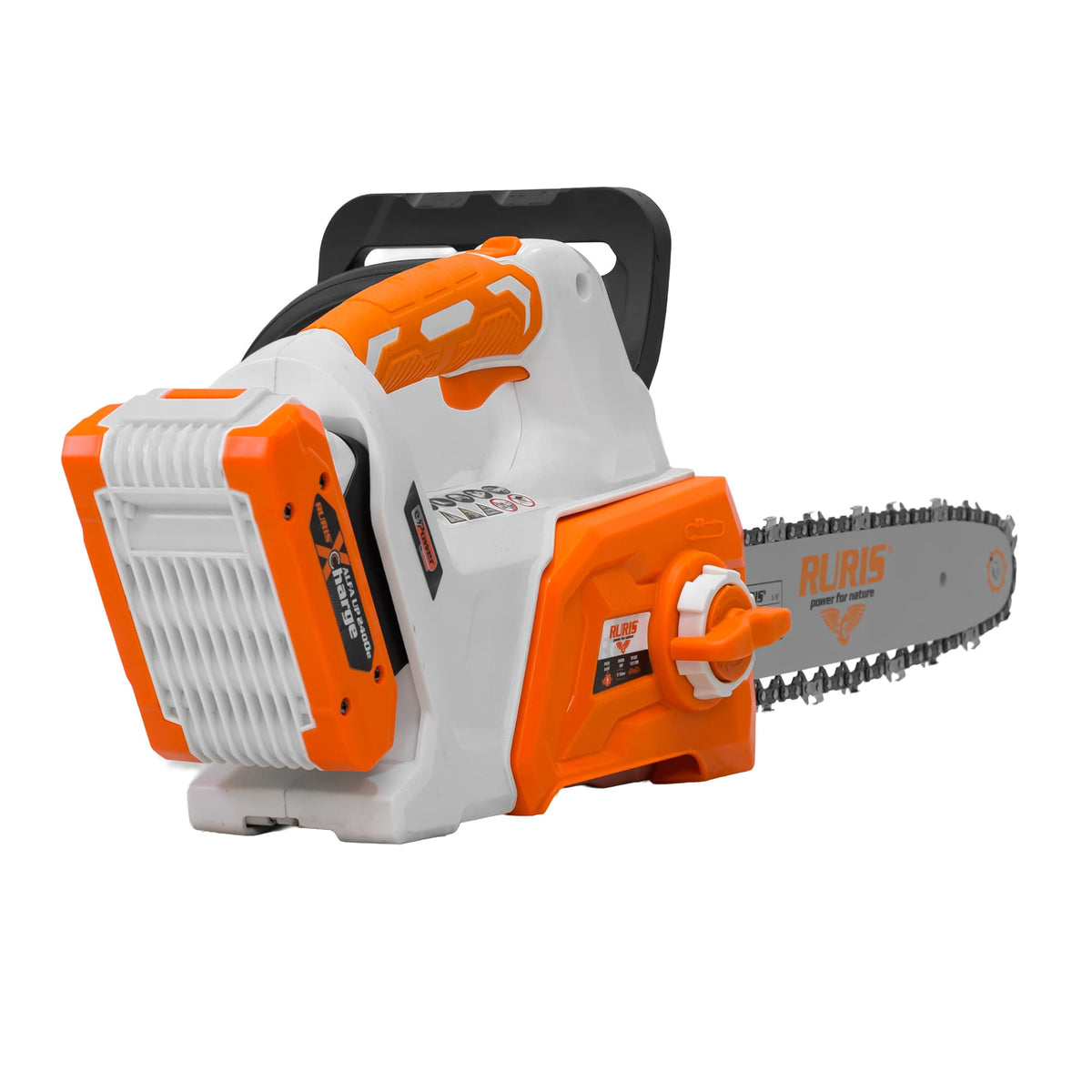 Ruris Electroferastrau Electroferastrau pe acumulator RURIS 2624E | Port Acumulatori 1, Turatie 3600 rpm, Lungime şină 12’’ (300mm)