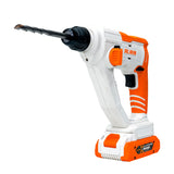 Ruris Ciocan rotopercutor Ciocan rotopercutor pe acumulator RURIS RMX1210 POWER ALFA UP {contine Acumulator 2400AE) | Electric, cu perii