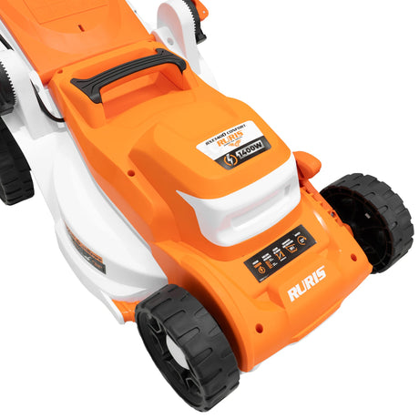 Ruris Masina de tuns gazon Masina de tuns gazon electrica RURIS RXE1400 Confort | 1400W, Înălţime de tăiere 6 trepte: 20-70 mm