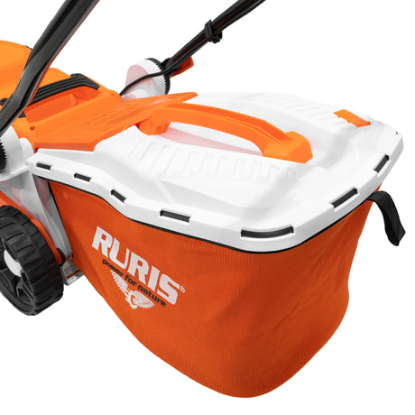 Ruris Masina de tuns gazon Masina de tuns gazon electrica RURIS RXE1400 Confort | 1400W, Înălţime de tăiere 6 trepte: 20-70 mm