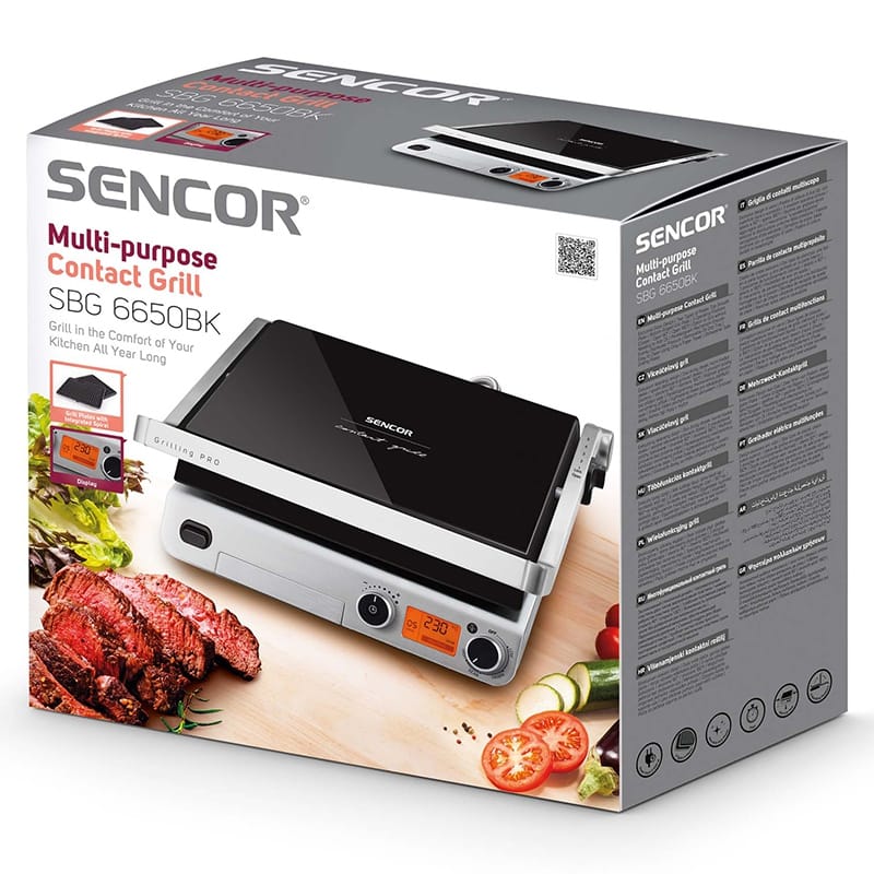 Sencor Gratar electric Gratar Electric Sencor SBG6650BK | 2000W, Negru