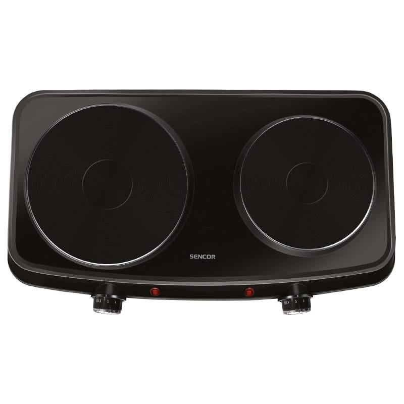 Sencor Plita electrica Plita Electrica Sencor SCP2254BK-E | 2500W, 2 Arzatoare, Negru
