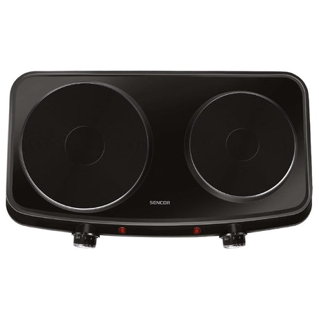 Sencor Plita electrica Plita Electrica Sencor SCP2254BK-E | 2500W, 2 Arzatoare, Negru