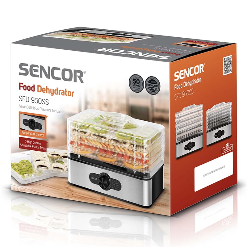 Sencor DESHIDRATOR ALIMENTE 5 TAVI 240W SENCOR