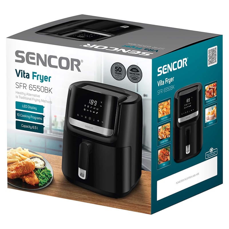 Sencor FRITEUZA DIGITAL AIRFRYER 6.5L 1600W SENCOR