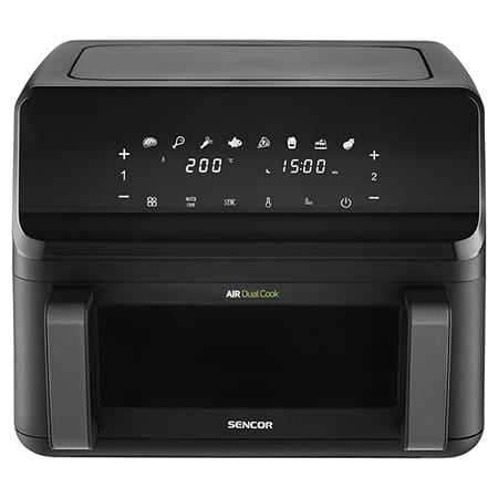 Sencor FRITEUZA DUBLA DIGITAL AIRFRYER 2X4.5 L 2700W SENCOR