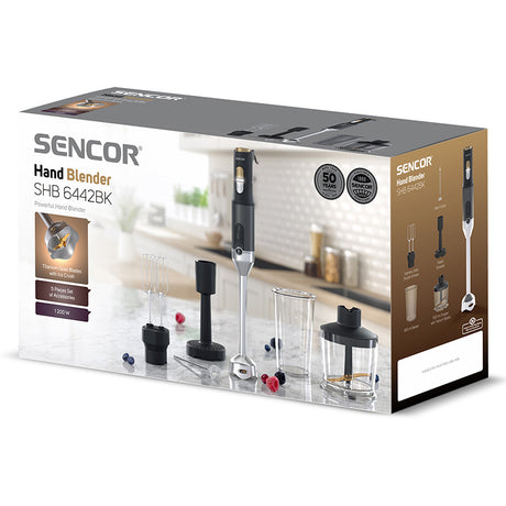 Sencor Mixer Mixer de Mana Sencor SHB6442BK | 1200W, 4 in 1, Negru