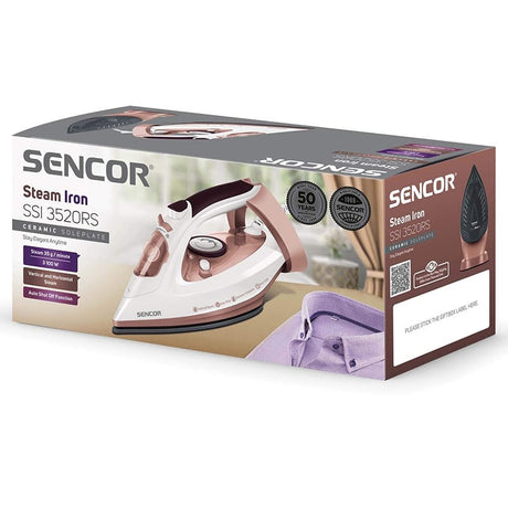 Sencor Fier de calcat Fier de calcat Sencor SSI3520RS | 3100W, Talpa Ceramica, Vaporizare