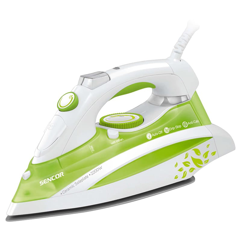Sencor Fier de calcat Fier de Calcat Sencor SSI8440GR | 2200W, Talpa Ceramica, Abur Continuu
