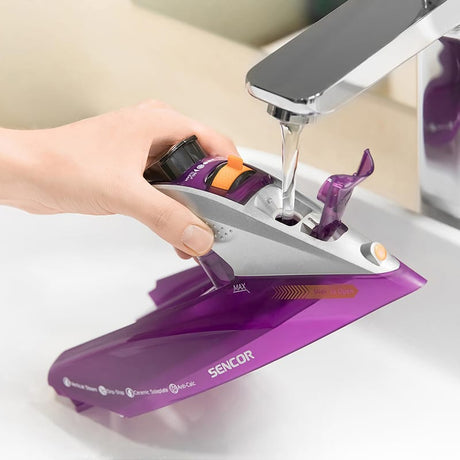 Sencor Fier de calcat Fier de Calcat Sencor SSI8710VT | 2400W, Talpa Ceramica, Abur Continuu