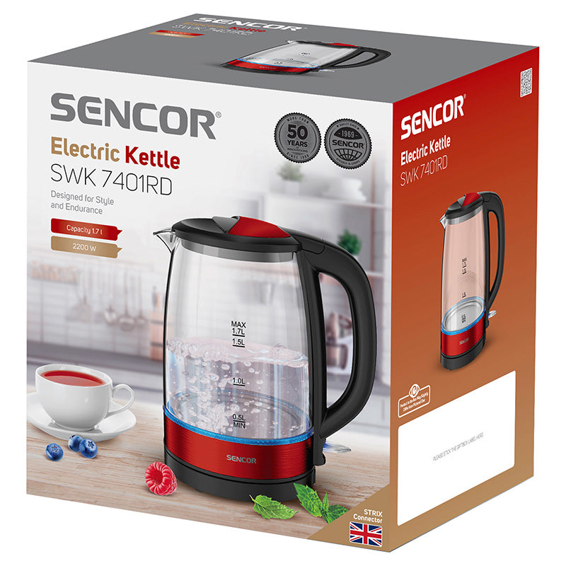 Sencor FIERBATOR ELECTRIC 1.7L 2200W STICLA SENCOR