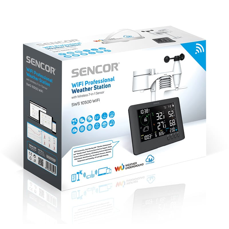 Sencor STATIE METEO PROFESIONALA WIFI 7 IN 1 SENCOR