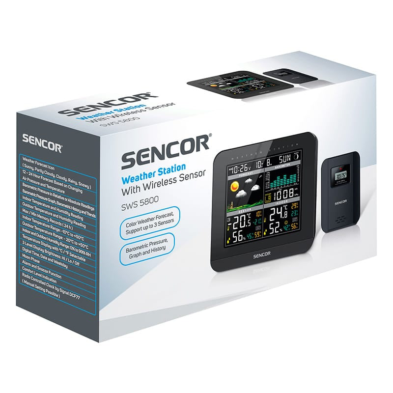 Sencor STATIE METEO WIRELESS SWS 5800 SENCOR