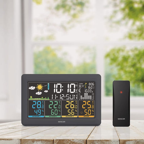 Sencor STATIE METEO 3 SENZORI WIRELESS SWS 6300 SENCOR