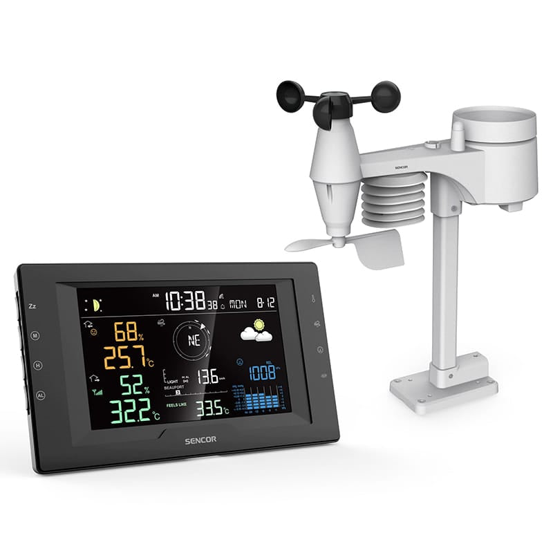 Sencor STATIE METEO PROFESIONALA WIRELESS 5 IN 1 SENCOR