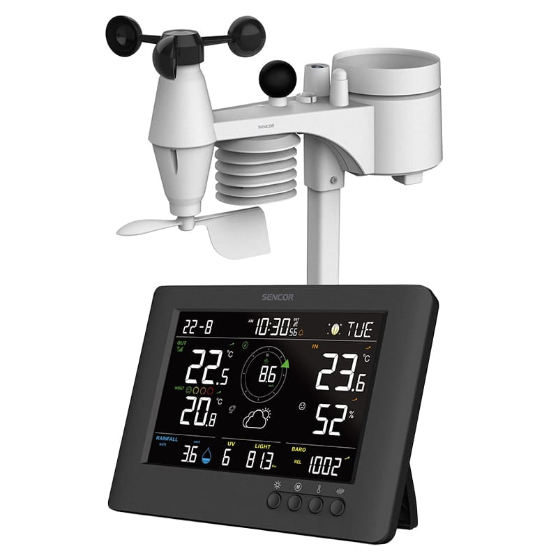 Sencor STATIE METEO PROFESIONALA WBGT WIFI 8 IN 1 SENCOR