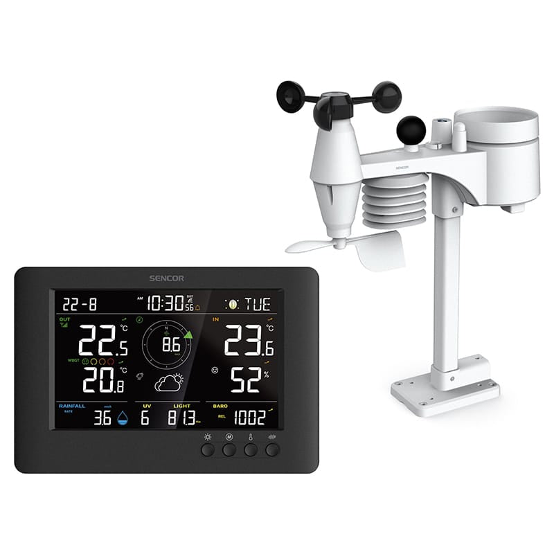 Sencor STATIE METEO PROFESIONALA WBGT WIFI 8 IN 1 SENCOR
