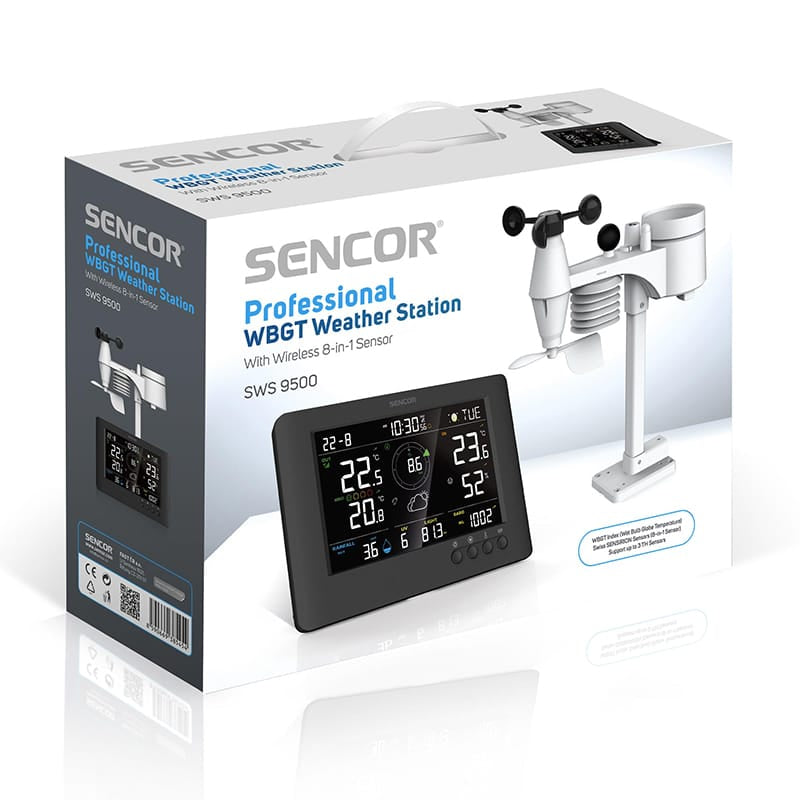 Sencor STATIE METEO PROFESIONALA WBGT WIFI 8 IN 1 SENCOR