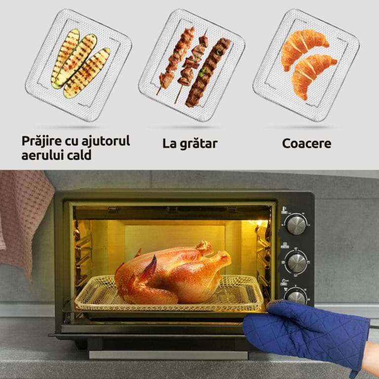 Tava + Cos Air Fryer Albatros SET AIR-FRY | Accesorii cuptor