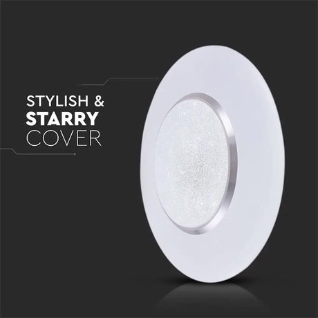 V-Tac Plafonieră LED V-Tac 60W rotundă, 3 temperaturi de culoare 3000K/4000K/6400K, dimabilă cu telecomandă, albă IP20