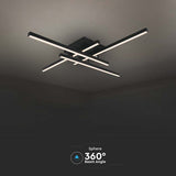 V-Tac Candelabru LED V-Tac dimabil 38W, 3000K, 4100 lm, 85x85x10,5 cm, negru IP20