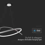 V-Tac Candelabru LED V-Tac Dimabil 48W, 3000K Alb Cald, 80x120 cm, Alb, 5150 lm, IP20