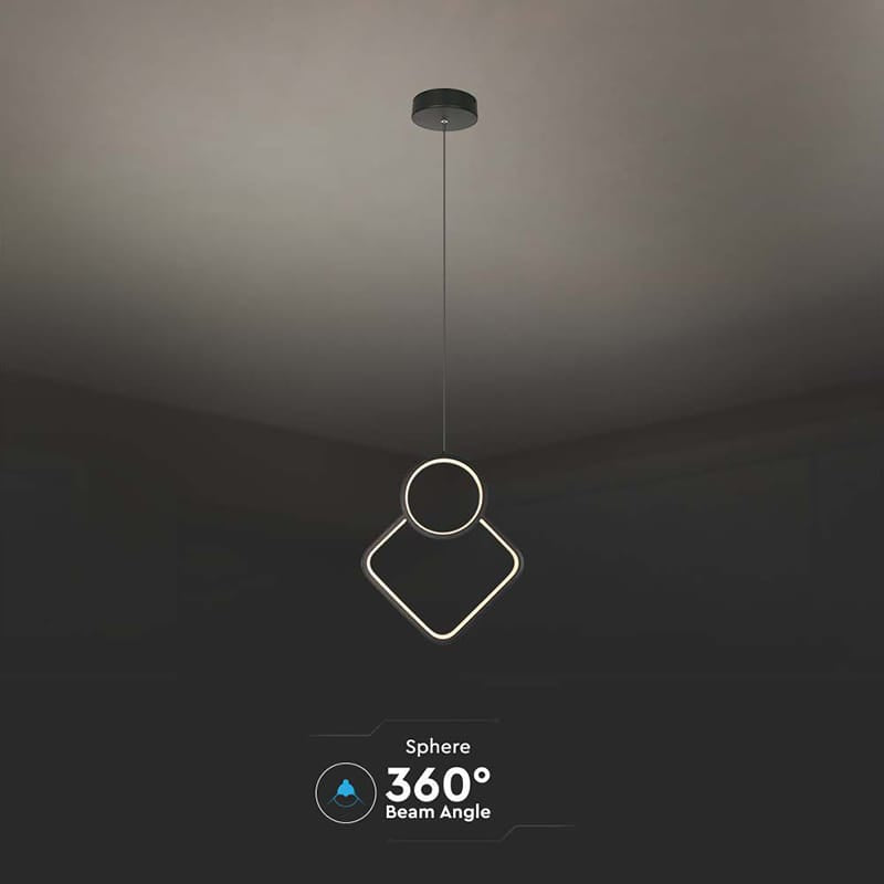 V-Tac CANDELABRU LED 12W 3000K - NEGRU