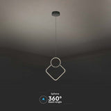 V-Tac CANDELABRU LED 12W 3000K - NEGRU