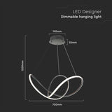 V-Tac Candelabru LED V-Tac 49W 3000K, 5220 lm, 70x120 cm, Negru, IP20
