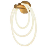 V-Tac Aplica LED V-Tac 36W 3000K Alb Cald, Auriu, 3940 lm, IP20, 340x460 mm