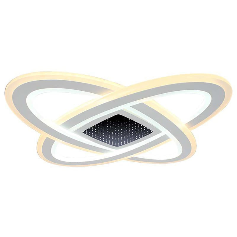 V-Tac Plafonieră LED decorativă V-Tac 130W dimabilă, 3 în 1 (3000K/6000K), alb, 620x620 mm, 13600 lm, IP20