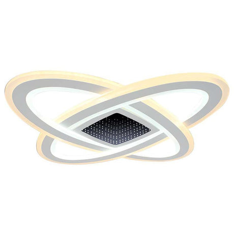 V-Tac Plafonieră LED decorativă V-Tac 130W dimabilă, 3 în 1 (3000K/6000K), alb, 620x620 mm, 13600 lm, IP20