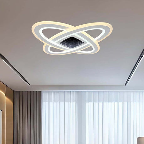 V-Tac Plafonieră LED decorativă V-Tac 130W dimabilă, 3 în 1 (3000K/6000K), alb, 620x620 mm, 13600 lm, IP20